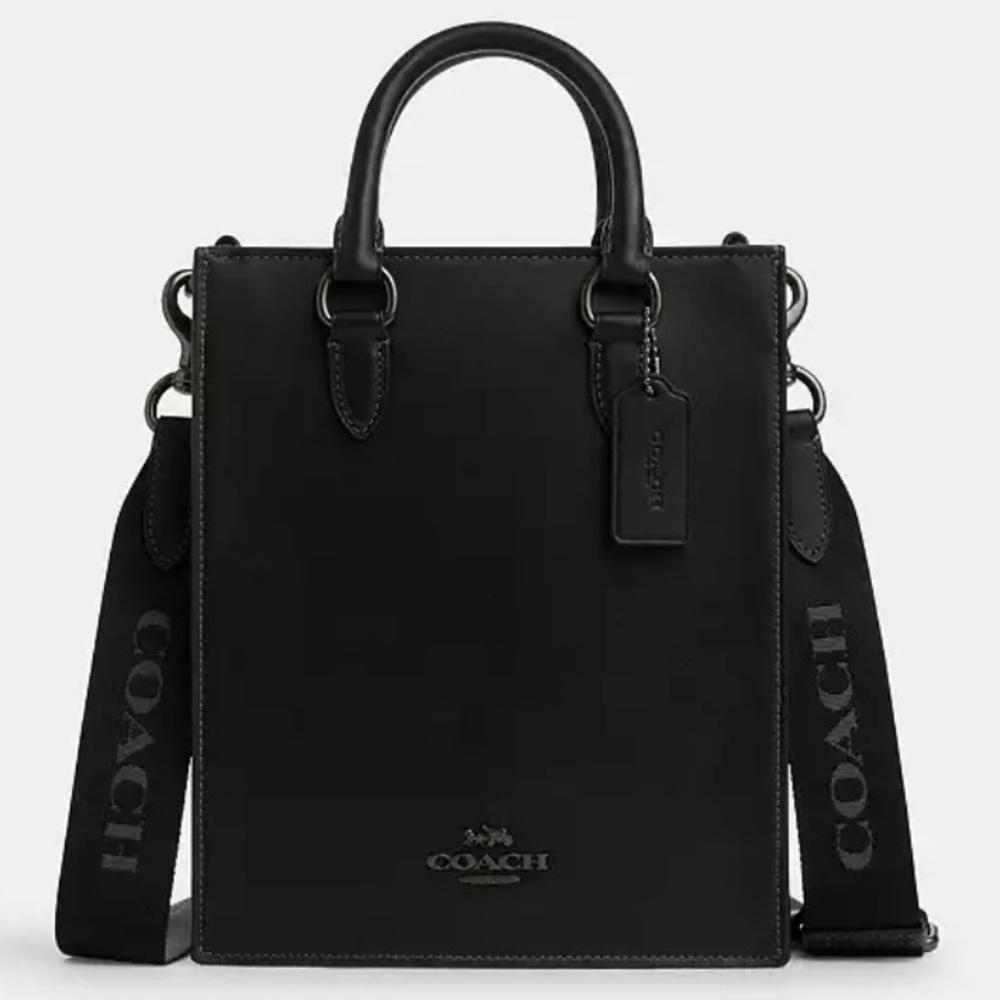 DYLAN TOTE BAG IN COLORBLOCK SIGNATURE CANVAS